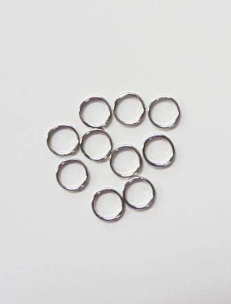 Fuschia, Fuschia Nail Art - Geometric Circle - Silver, Mk Beauty Club, Metal Parts