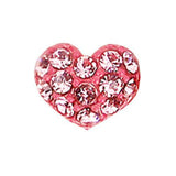 Fuschia, Fuschia Nail Art - Heart - Pink, Mk Beauty Club, Nail Art
