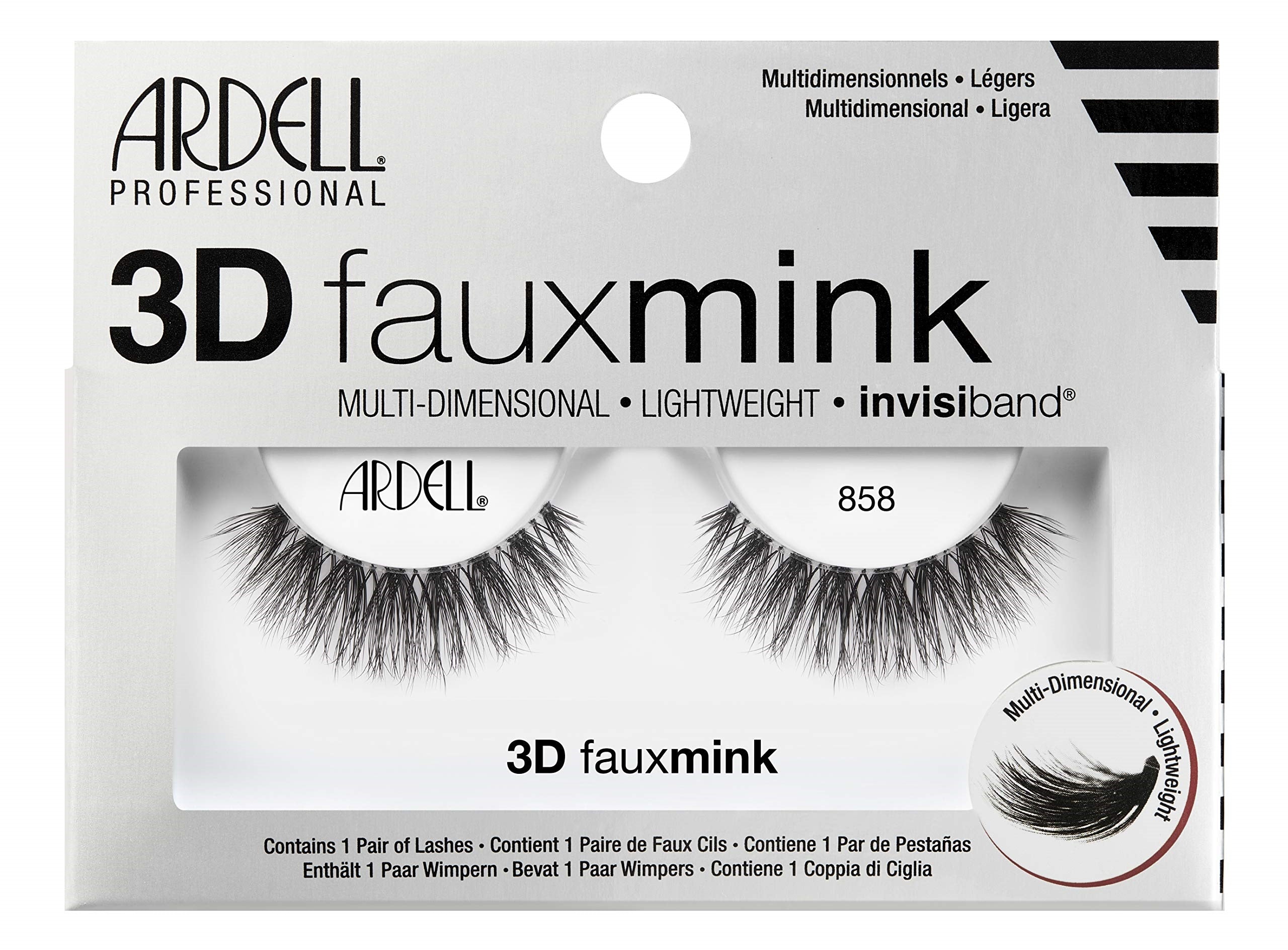 Ardell False Eyelashes 3D Faux Mink 859 x 1 Pair
