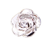 Fuschia, Fuschia Nail Art -  Flower - Silver/Crystal, Mk Beauty Club, Nail Art