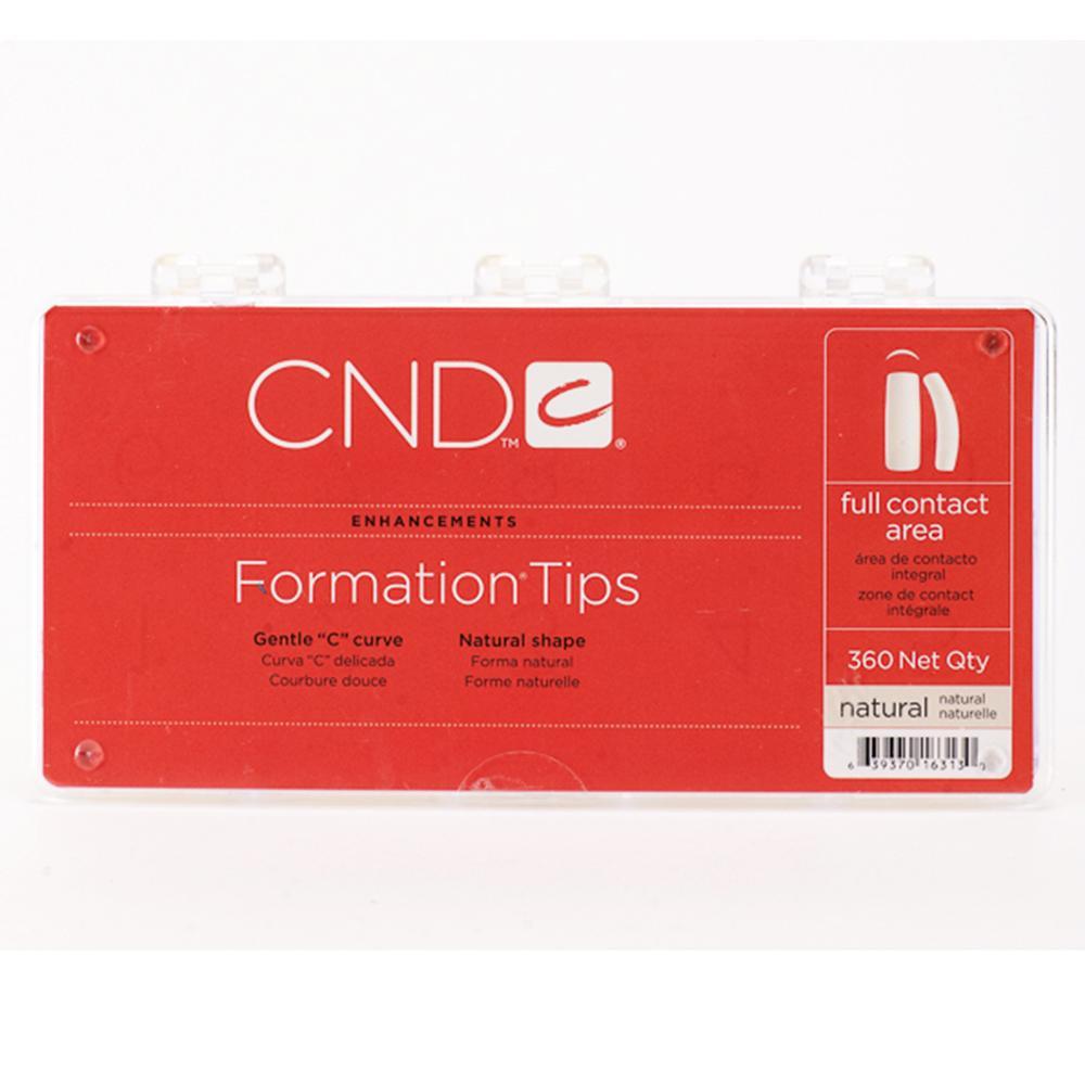 CND, CND Formation Tips - Natural 360ct, Mk Beauty Club, Nail Tips