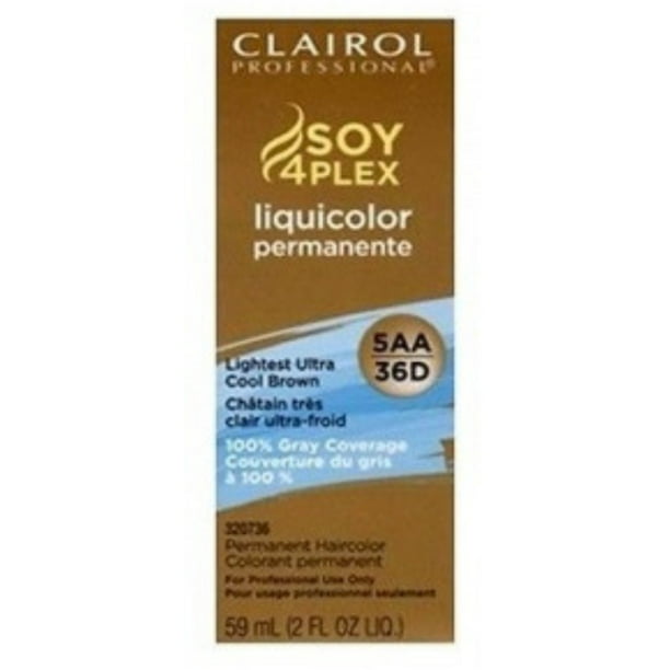 Clairol Pro Soy4PLEX #5AA/36D Lightest Ultra Cool Brown