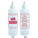 Soft N Style- Imprinted Nail Solution Bottle Liquid Monomer - 8oz #B65