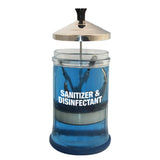 DL Professional, DL Pro - Glass Sanitizing Jar - 21 oz, Mk Beauty Club, Disinfecting Jar