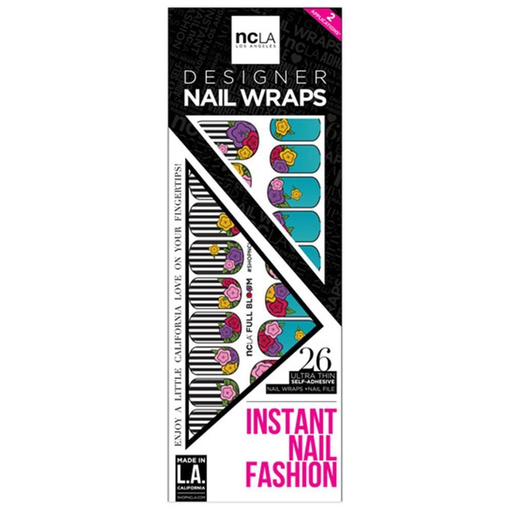 NCLA, NCLA - Full Bloom - Nail Wraps, Mk Beauty Club, Nail Art