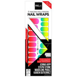 NCLA, NCLA - Electric Gradient - Nail Wraps, Mk Beauty Club, Nail Art
