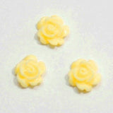 Fuschia Nail Art - Yellow Roses