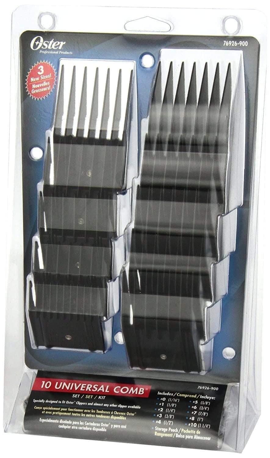 Oster Oster 10 Universal Comb Attachments Guide 10pc Set #76926-900 Clipper Attachments - Mk Beauty Club