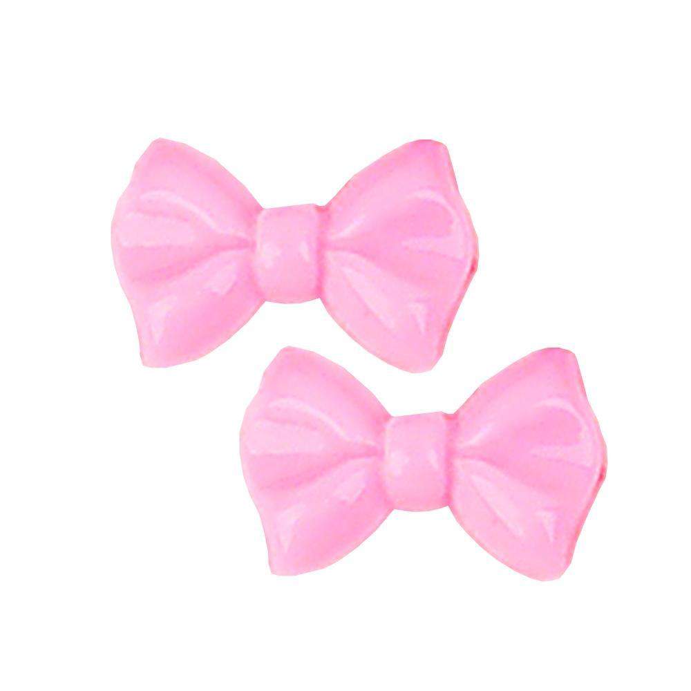 Fuschia, Fuschia Nail Art Charms - Plastic Bow - Pink, Mk Beauty Club, Nail Art Charms