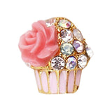 Fuschia, Fuschia Nail Art - Cupcake - Pink, Mk Beauty Club, Nail Art