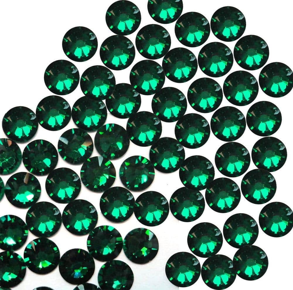 Swarovski, Swarovski Crystals 2058 - Emerald SS5 - 100pcs, Mk Beauty Club, Nail Art