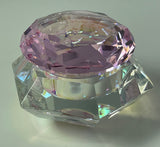 Large Crystal Dappen Dish - Pink