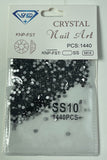 Nail Art Crystals Black - #10 (1440pcs)