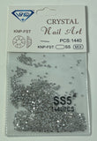 Nail Art Crystals Clear - #5 (1440pcs)