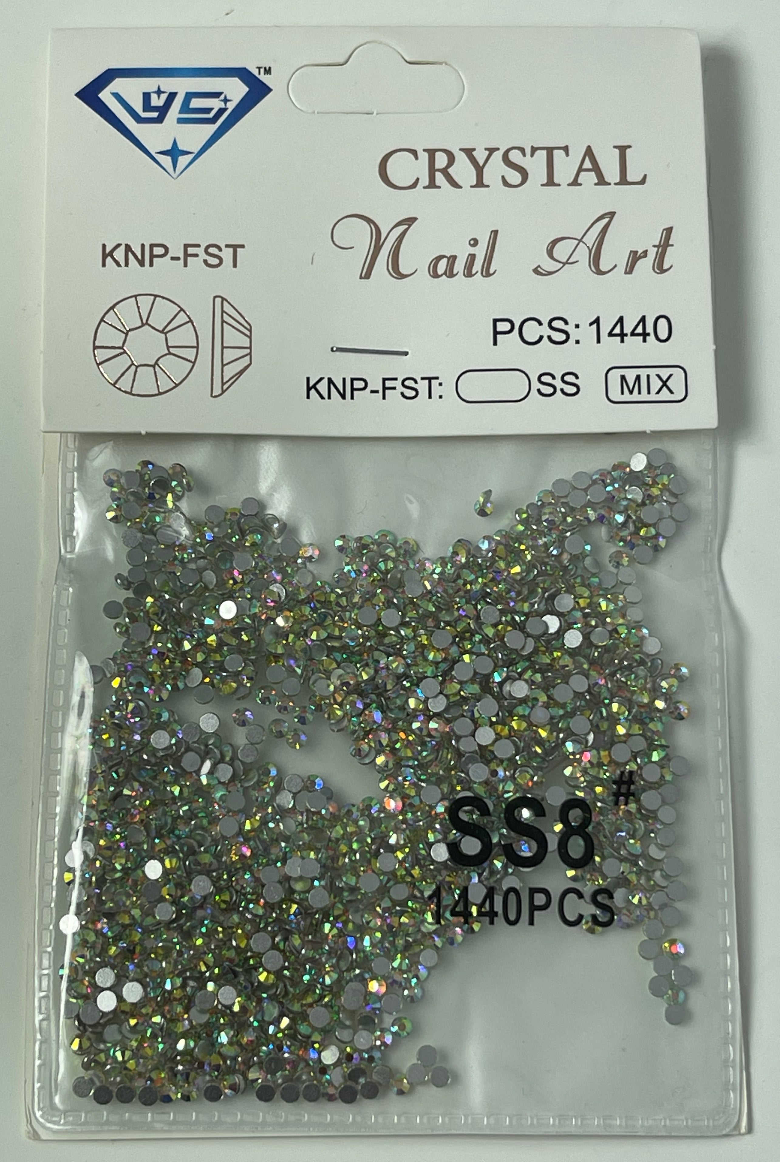 Nail Art Crystals AB - #8 (1440pcs)