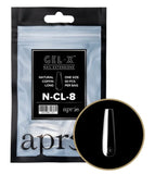Apres Gel-X Nail Tips - Natural Coffin Long - Refill Bags