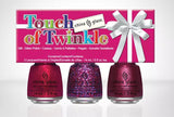 China Glaze Touch Of Twinkle Holiday 3pc Set