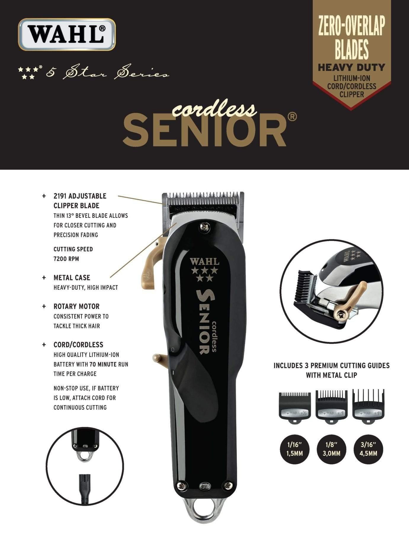 What Are The Differences Between The Cordless Magic Clip, Cordless Legend,  and Cordless Senior??? 