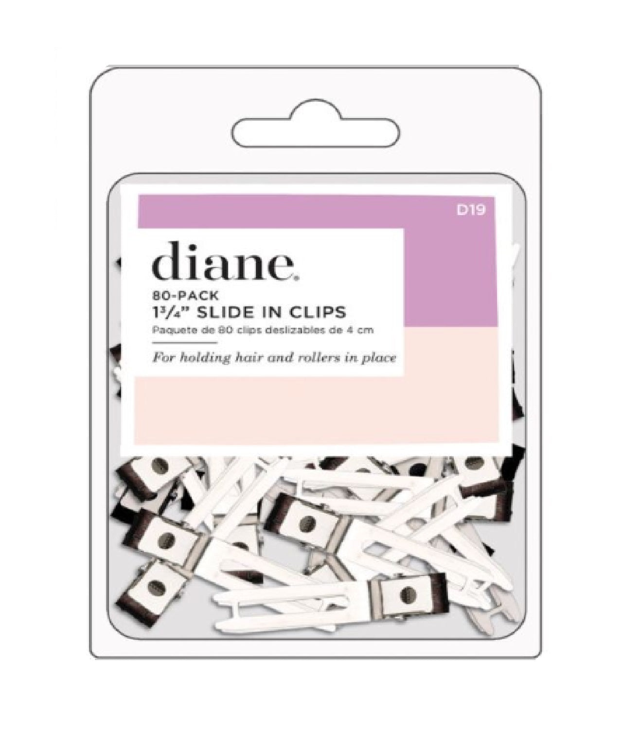 Diane 1.75" Slide In Clips 80Pk D19