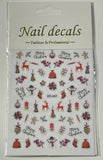 OR Christmas Nail Art Stickers - Snow Flakes #DD447