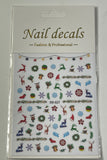 OR Christmas Nail Art Stickers - X'mas Stockings #DD627