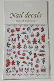 OR Christmas Nail Art Stickers - Santa Claus #DD630