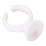 Eyelash Extension Supply, Eyelash Extension Glue Ring with Divider 100pcs, Mk Beauty Club, Glue Ring