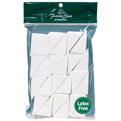 Fanta Sea Latex-Free Foam Wedges Applicator with Vitamin E 32pcs