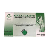 Great Powder Free Latex Gloves Large 100ct
