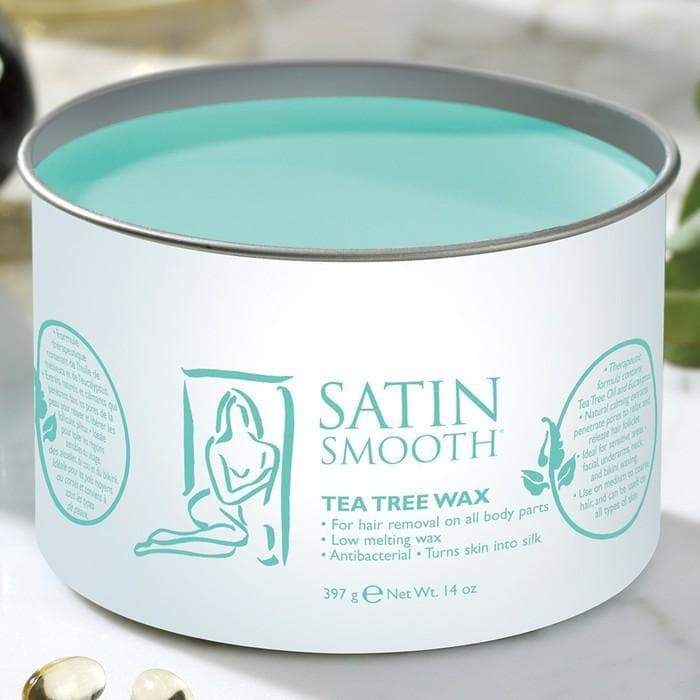 Satin Smooth, Satin Smooth Tea Tree Wax 14 oz, Mk Beauty Club, Wax