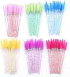 KeiLash Disposable Mascara Brush Spoolies Glitter Design Mascara Brushes - Mk Beauty Club
