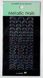 The Namie Metallic Stickers - Half Moon French Silhouette Rainbow