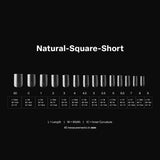 Apres Gel-X Tip Box - Natural Square Short 500pcs