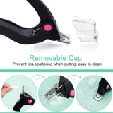 Satin Edge Nail Tip Clipper Acrylic Slicer with Tip Catcher