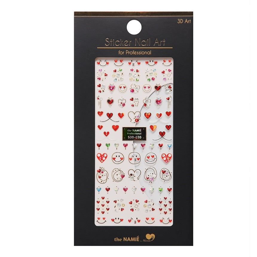 The Namie 3D Art Stickers - Heart Smile Garden D020