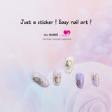 The Namie 3D Art Stickers - Bold Wire (Gold) D043