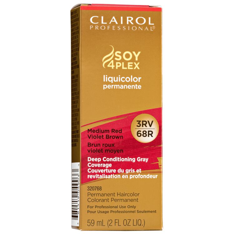 Clairol Pro Soy4PLEX #3RV/68R Medium Red Violet Brown
