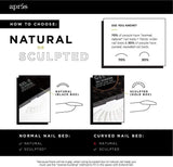 Apres Gel-X Nail Tips - Natural Coffin Medium Box of Tips