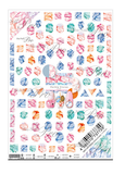 Sha Nail Pro, Sha Nail Pro Nail Art Transfer Sticker Decals - Marble Stones, Mk Beauty Club, Nail Polish Base Coat