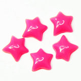 Fuschia, Fuschia Nail Art Charms - Plastic Star - Red, Mk Beauty Club, Nail Art Charms