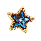 Fuschia, Fuschia Nail Art Charms -  Galaxy Star - Blue, Mk Beauty Club, Nail Art Charms