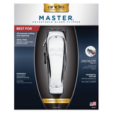 Andis Master Hair Clipper Adjustable Blade Silver #01557