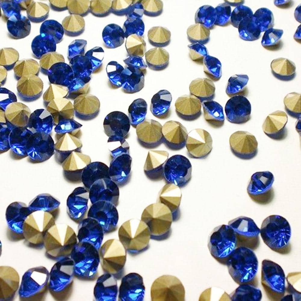 Swarovski, Swarovski Crystals 1088 - Sapphire SS29 - 9pcs, Mk Beauty Club, Nail Art