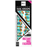 NCLA, NCLA - Aqua - Nail Wraps, Mk Beauty Club, Nail Art