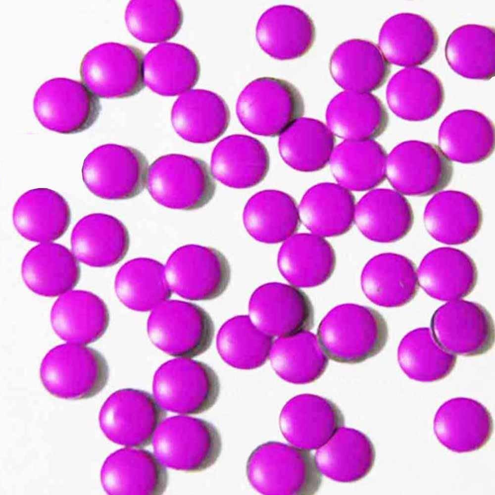 Fuschia, Fuschia Nail Art - Neon Purple Studs - Large Circle, Mk Beauty Club, Metal Parts