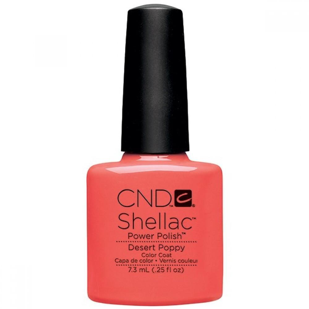 CND, CND Shellac Desert Poppy, Mk Beauty Club, Gel Polish Color