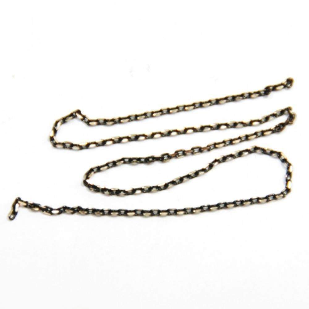 Fuschia, Fuschia Nail Art - Linked Chain - Black/Gold, Mk Beauty Club, Metal Parts