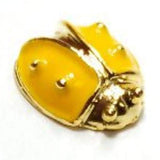 Fuschia, Fuschia Nail Art - Ladybug - Yellow, Mk Beauty Club, Nail Art