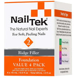 Nail Tek FOUNDATION Ridge Filler 2 Pro Pack 0.5oz x 4pcs