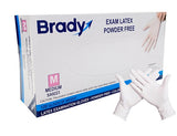 Brady Powder Free Vinyl Gloves  XLarge - Natural 100ct